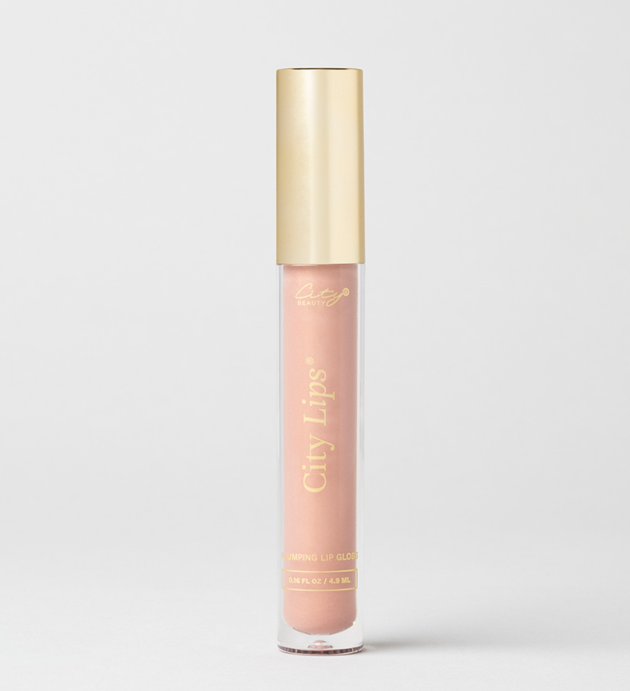 City Beauty - City Lips® - Plumping Lip Gloss -Tokyo Kiss -Sheer Cool Nude