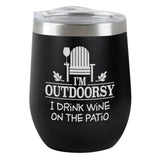 Chris’s Stuff Inc. - Outdoorsy - Insulated Tumbler- Black