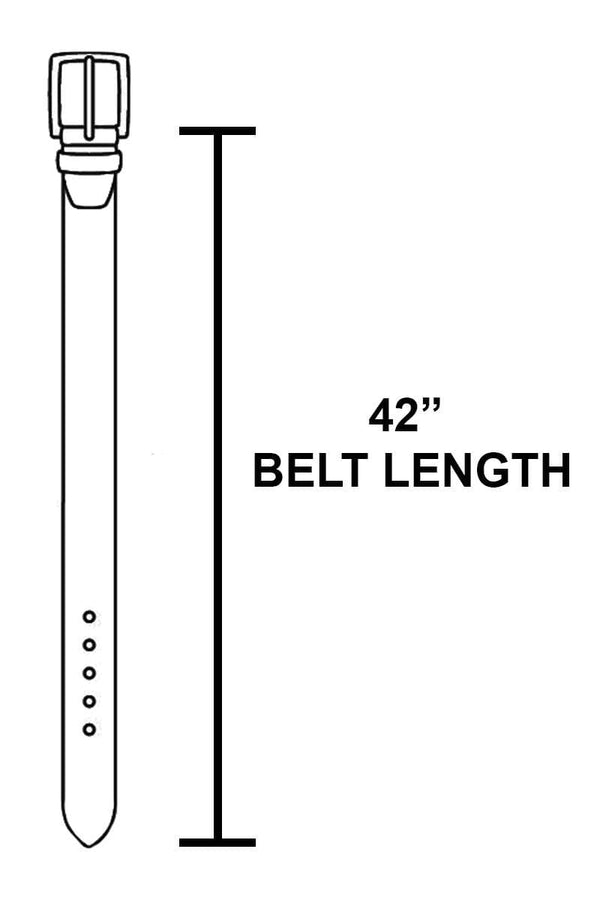 Anarchy Street - Leather Square Buckle Belt Anarchy Street