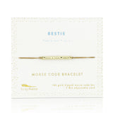 BESTIE Morse Code Bar Bracelet - BESTIE
