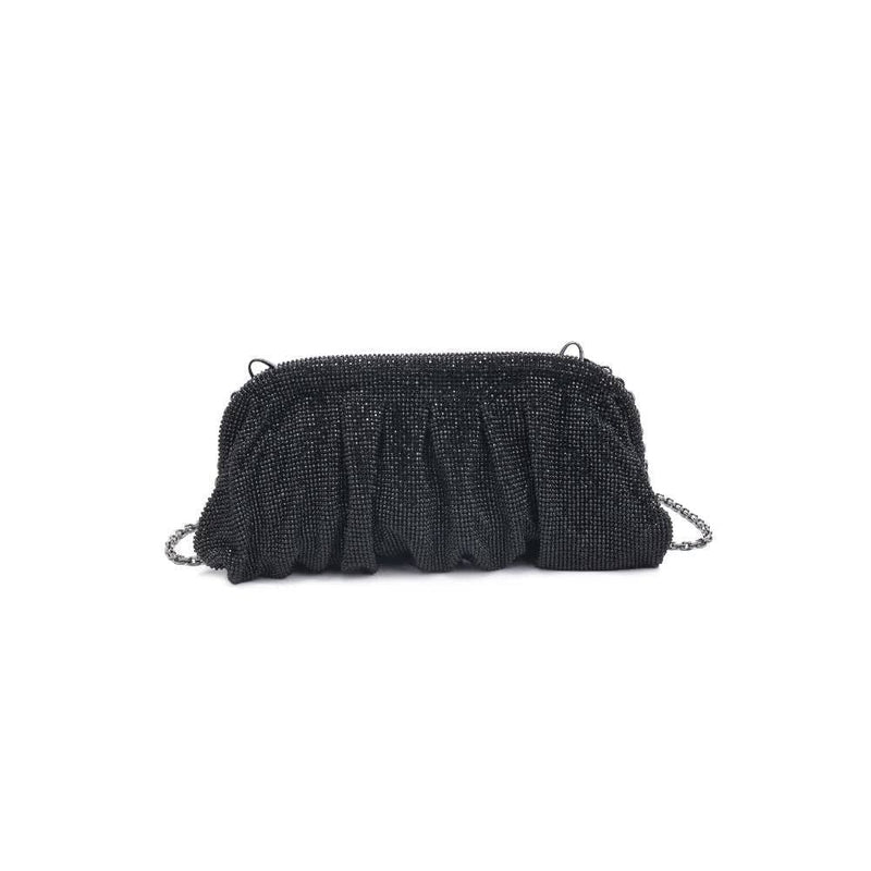 Urban Expressions - Irina Crystal Rhinestone Evening Bag: Black Urban Expressions