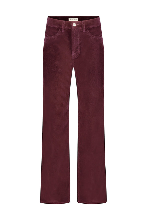 Women’s Velvet 90’s Straight leg Pants Warp & Weft