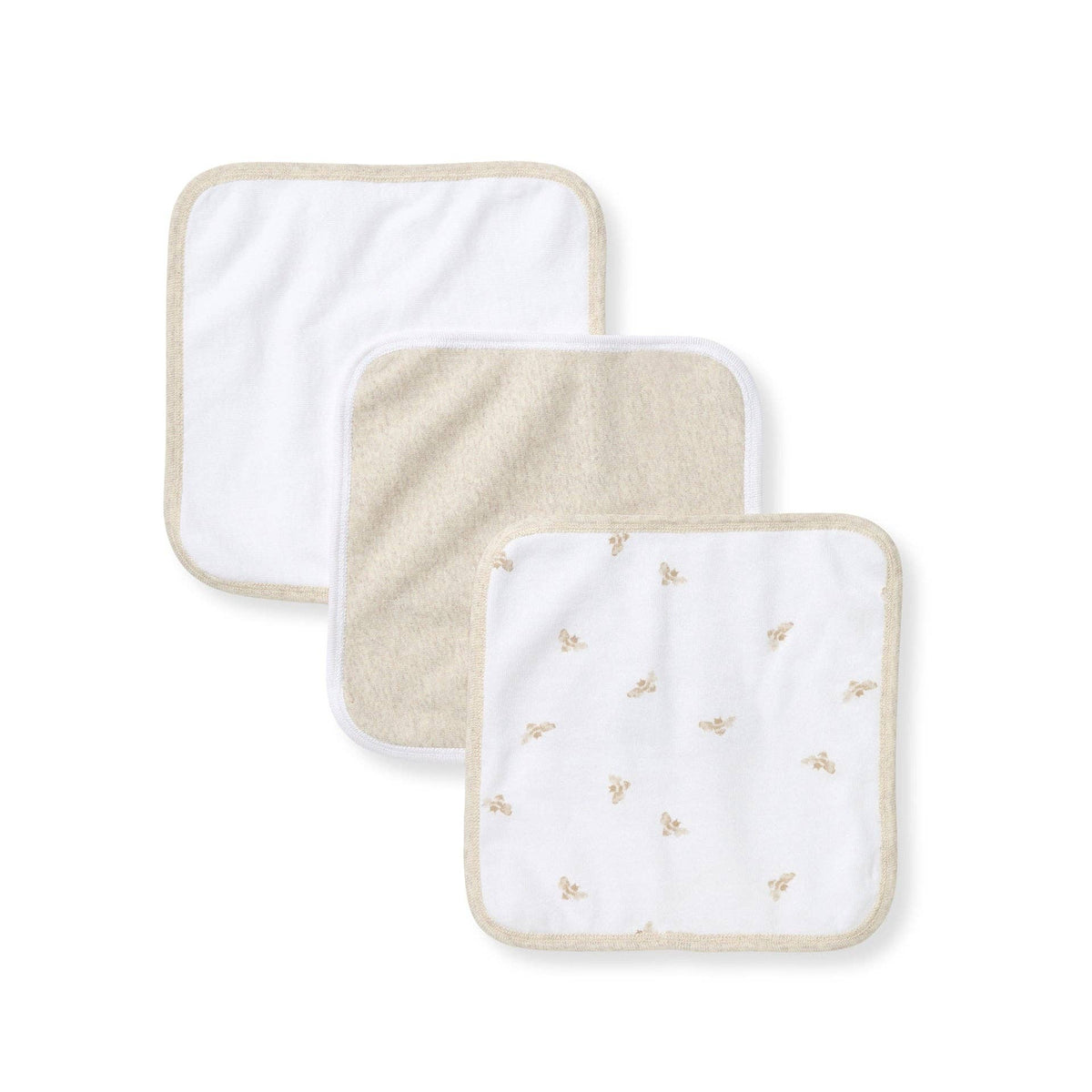 Burt's Bees Baby - Set of 3  Knit Terry Washcloths