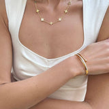 Mother of Pearl Mini Clover Necklace