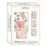 Crown Point Graphics - Peaceful Garden  - Boxed Thinking of You Cards, Box of 12 Crown Point Graphics