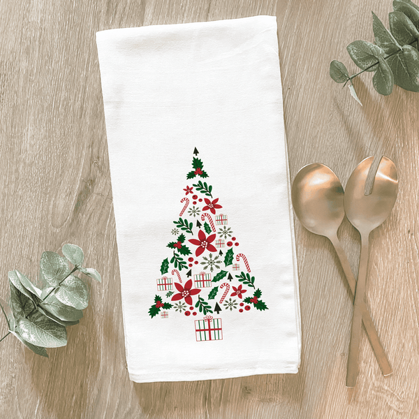 Lissi Designs - Christmas Tree - Cotton Tea Towel Lissi Designs