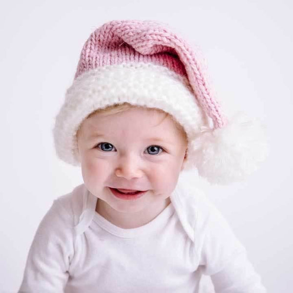 Huggalugs - Santa Pink Sparkle Stocking Hat Huggalugs