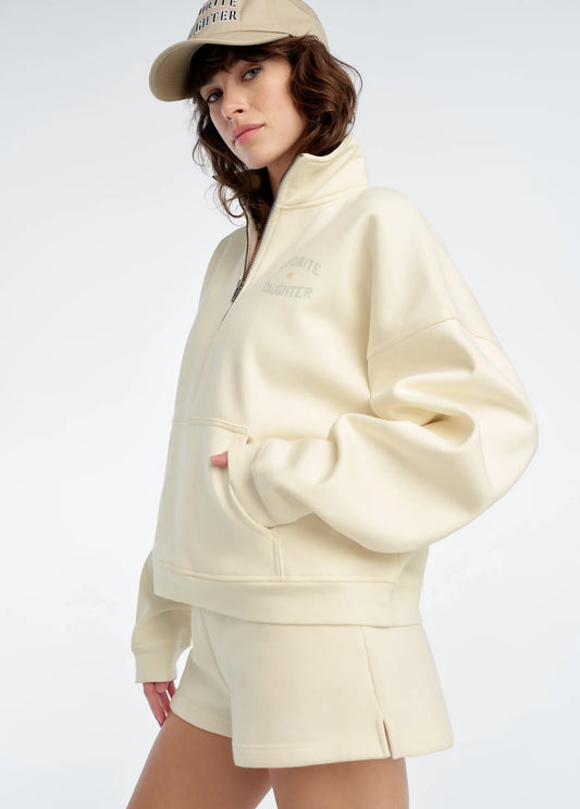 Favorite Daughter Half Zip Sweatshirt