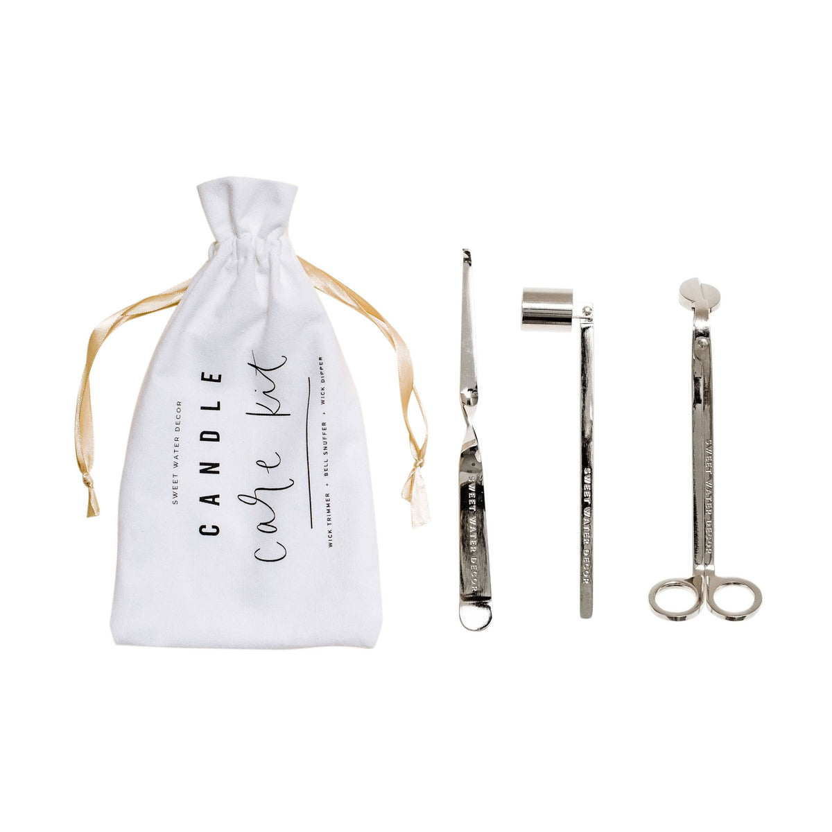 Sweet Water Decor - Silver Candle Care Kit - Home Decor & Gifts Sweet Water Decor