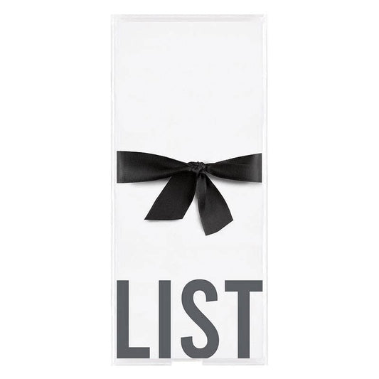Santa Barbara Design Studio by Creative Brands - Acrylic Notepaper Tray - List Santa Barbara Design Studio by Creative Brands
