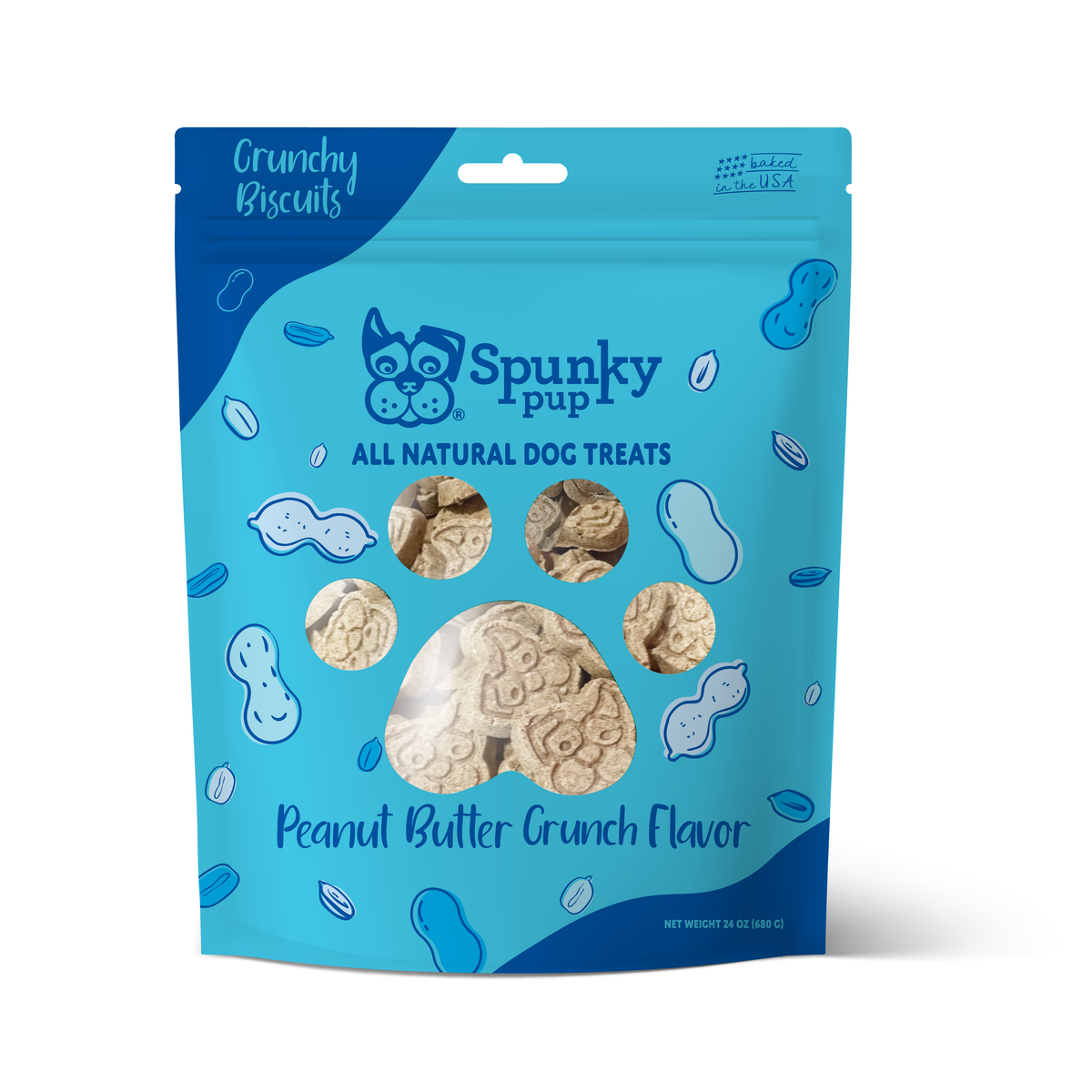 Spunky Pup - All Natural Crunchy Biscuits Treats Spunky Pup
