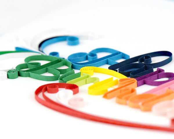 Quilling Card - Happy Birthday Quilling Card