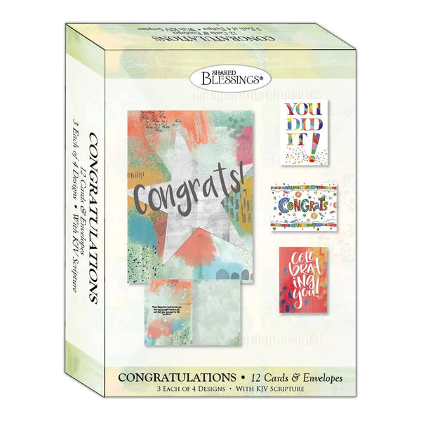 Crown Point Graphics - Congratulations - You Did It! Boxed Congratulation Cards Crown Point Graphics