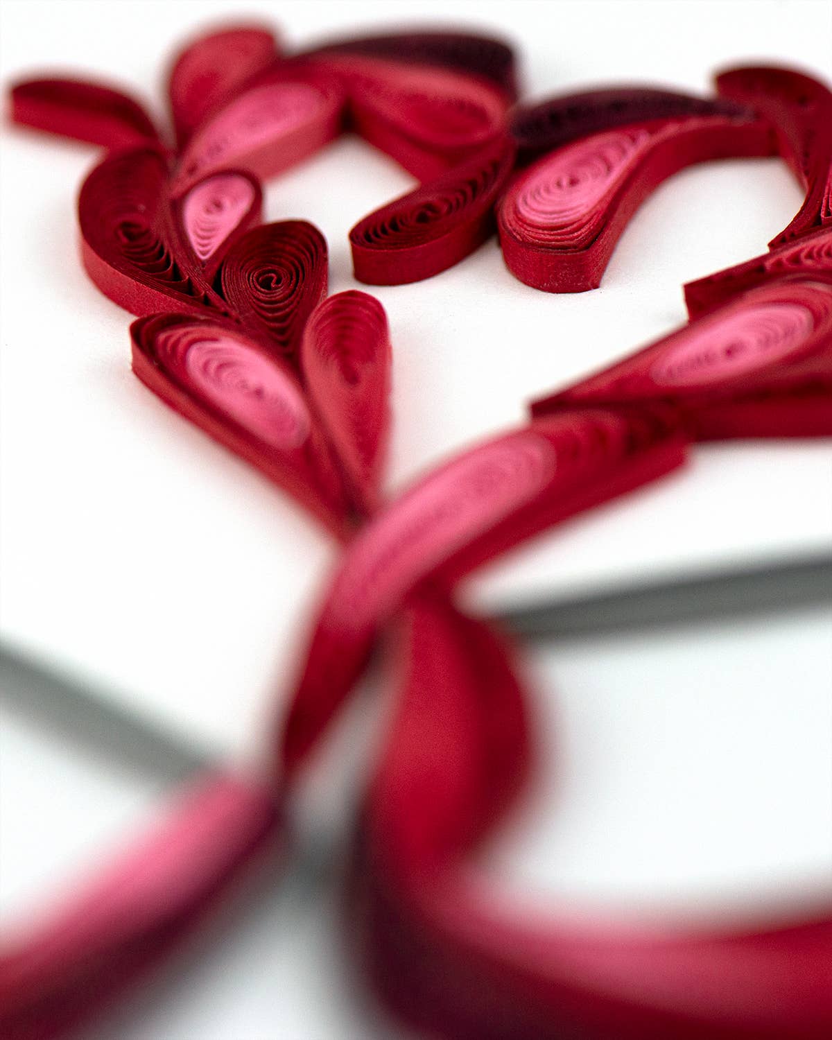 Quilling Card - A Toast to Love Quilled Greeting Card Quilling Card