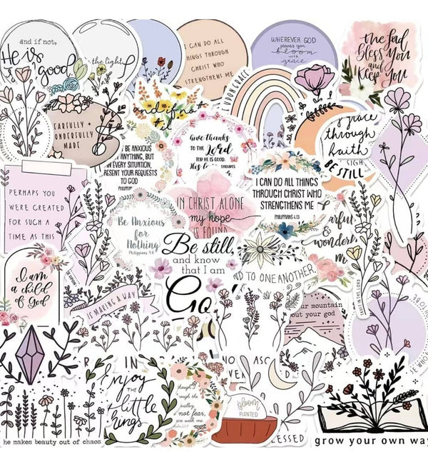 Christian vinyl waterproof stickers Harper & Barlow