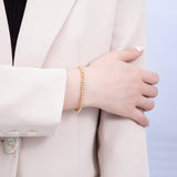 Gold Ball Stretch Bracelet | 2mm | 18K Gold Filled