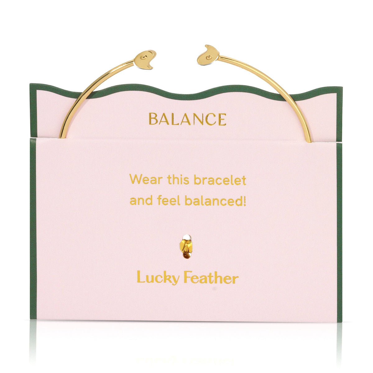 Lucky Feather - New Connection Cuff - Yin Yang - Balance