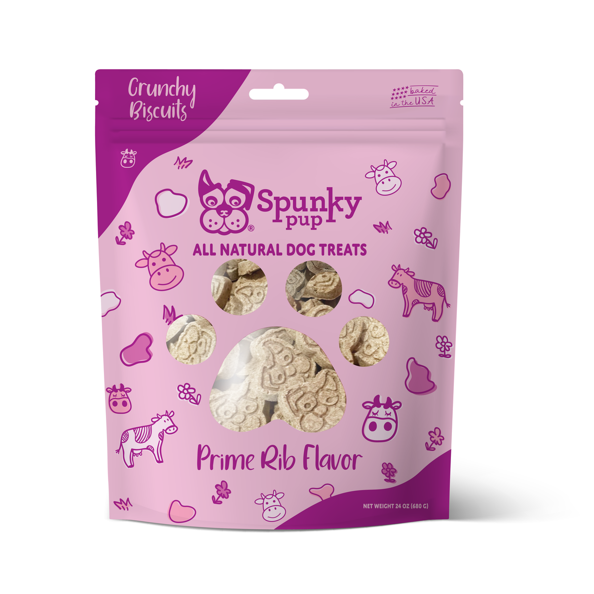 Spunky Pup - All Natural Crunchy Biscuits Treats Spunky Pup