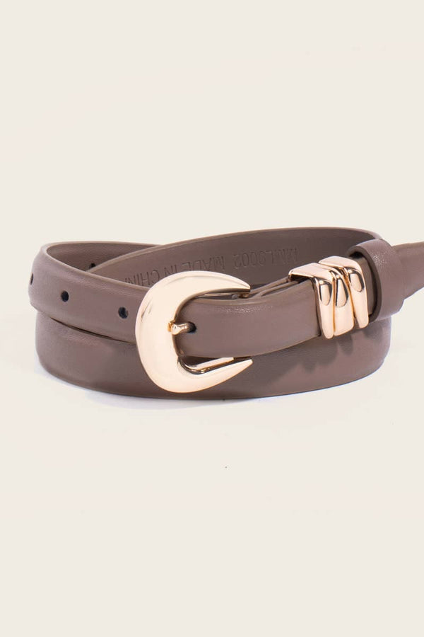 Anarchy Street - Thin Genuine Leather Belt Anarchy Street