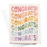 Onderkast Studio - Congrats Wonky Type Greeting Card Onderkast Studio