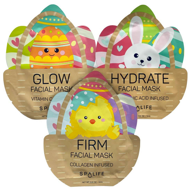 My Spa Life - Spring & Easter Assorted skincare face masks -9 Pk My Spa Life