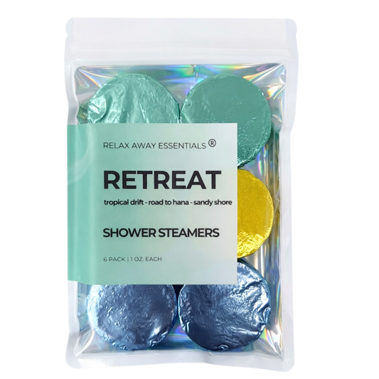 Relax Away Essentials - Retreat Shower Steamers 6 Pack - Made in USA