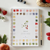 - Fruit watercolor workbook