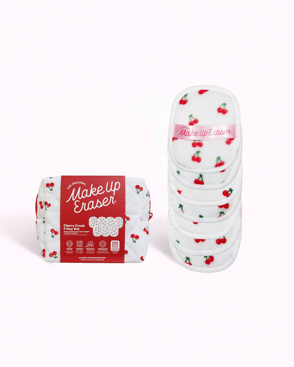 MakeUp Eraser - Cherry Crush 7-Day Set & Makeup Bag MakeUp Eraser