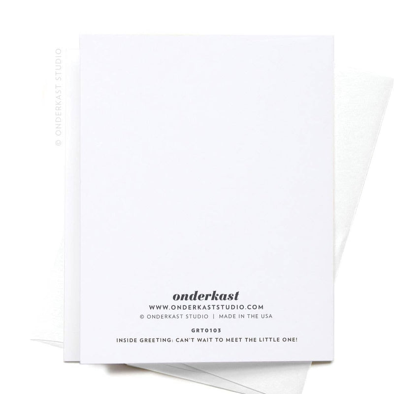 Onderkast Studio - Congrats! Teddy Bear Greeting Card Onderkast Studio