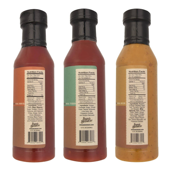 Swag Brewery - Booze-infused BBQ Sauce Mixed Case Swag Brewery