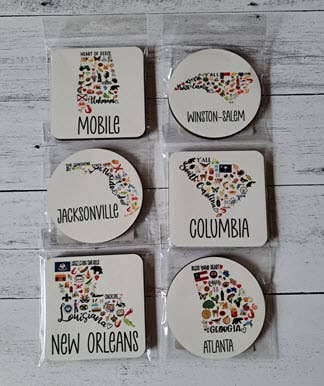 Connecticut Souvenir Gift Coaster Giftable Memories