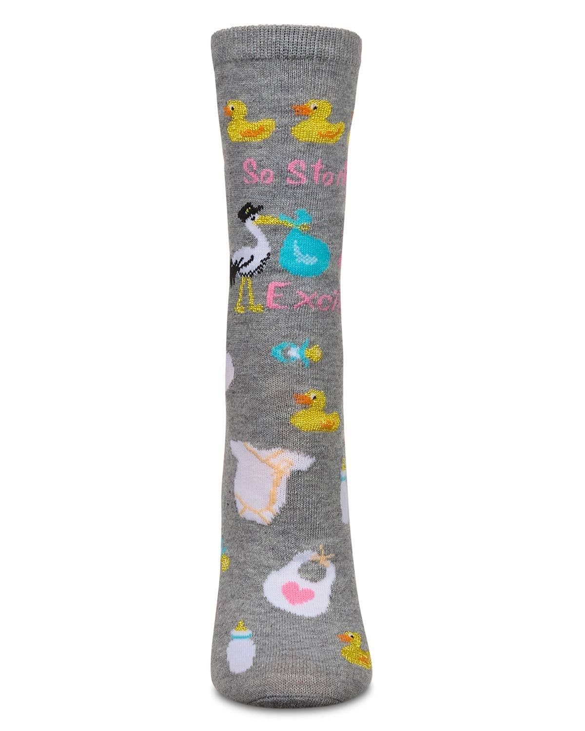 Infinity Classics International Inc. - So Storked & Excited Greeting Card Socks Infinity Classics International Inc.