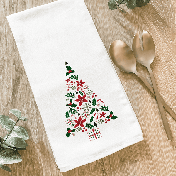 Lissi Designs - Christmas Tree - Cotton Tea Towel Lissi Designs