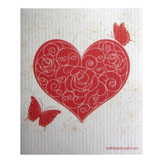 SWEDEdishcloths - Swedish Dishcloth Valentine Heart SWEDEdishcloths