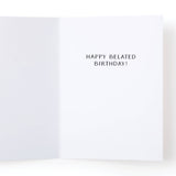 Onderkast Studio - Oopsie Daisy Belated Birthday Greeting Card Onderkast Studio