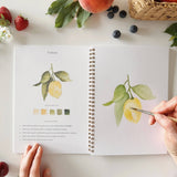 - Fruit watercolor workbook