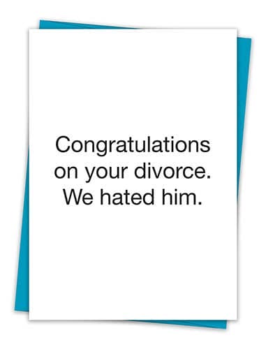 Creative Brands - That's All Greeting Card - We hated him. Santa Barbara Design Studio by Creative Brands