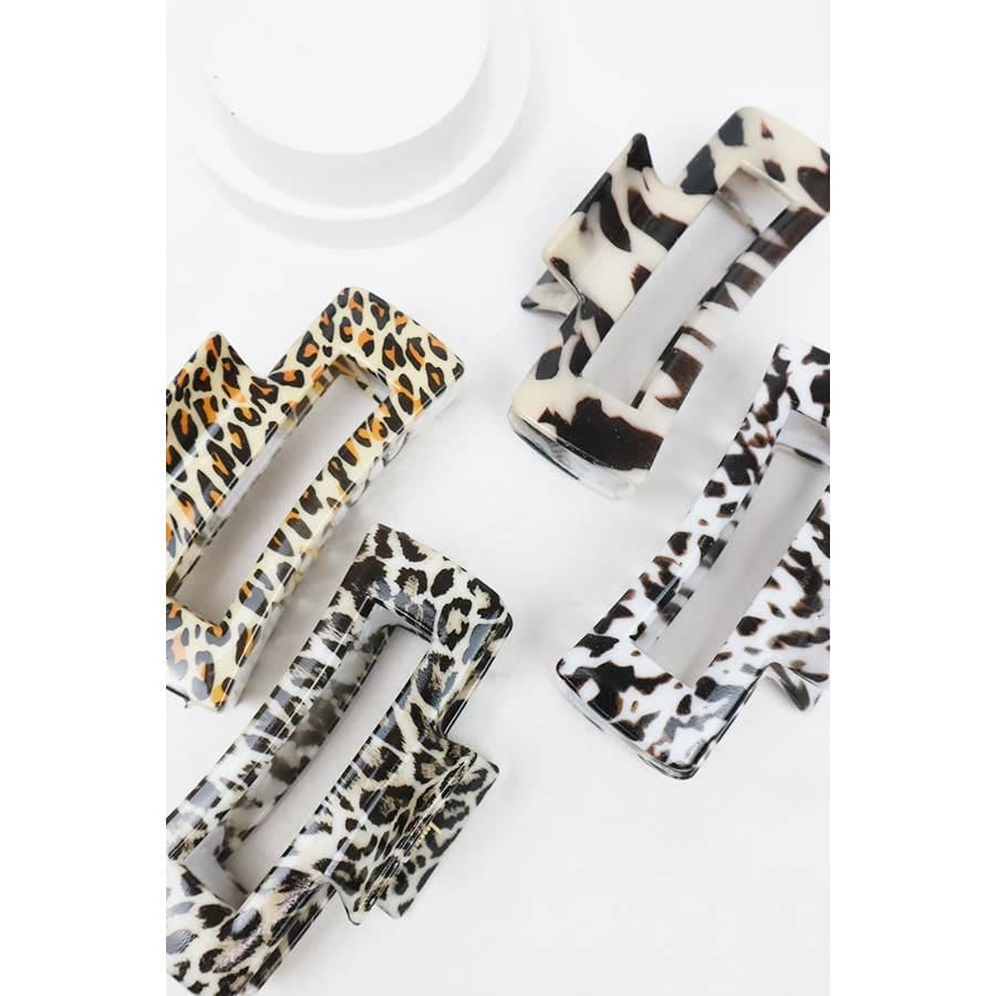 Leopard Design Hair Claw Clip Love and Repeat