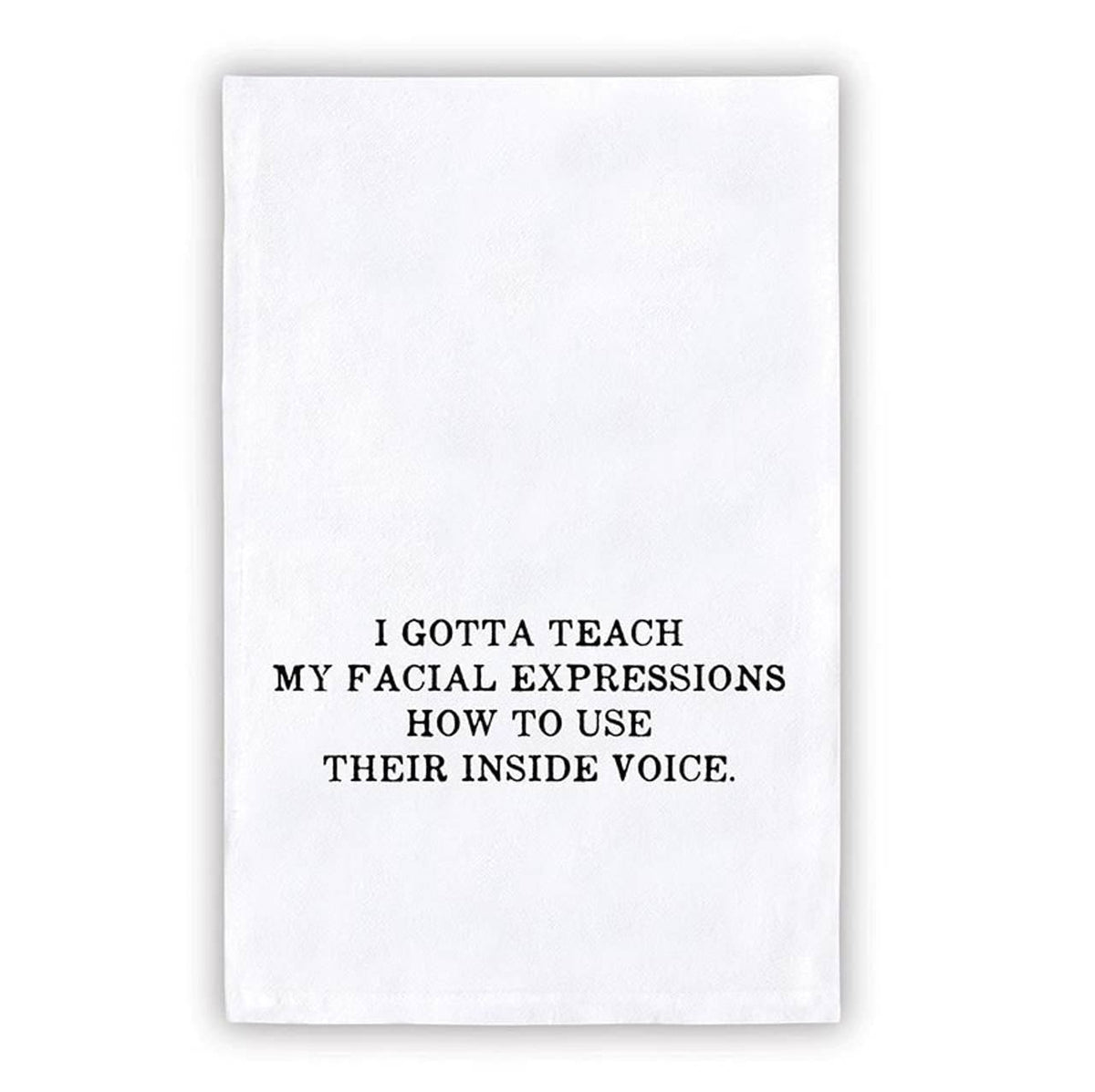 - Face to Face Thirsty Boy Towel -  Facial Expressions Santa Barbara Design Studio by Creative Brands