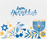 SWEDEdishcloths - Swedish Dishcloth Hannukah Dove SWEDEdishcloths