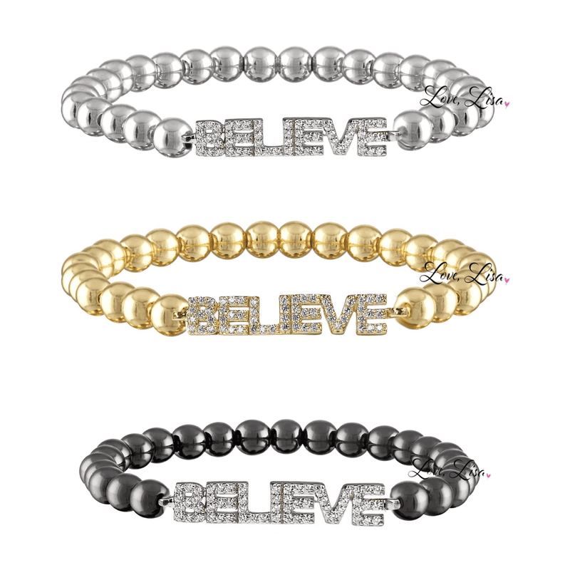 Love, Lisa - Penny Collection of Saying Bracelets Love, Lisa