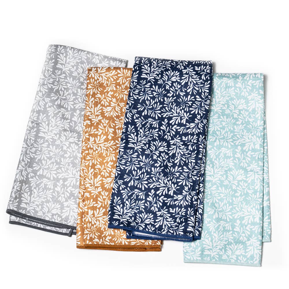 Once Again Home Co. - Anywhere Towel - Herbage in Navy Once Again Home Co.