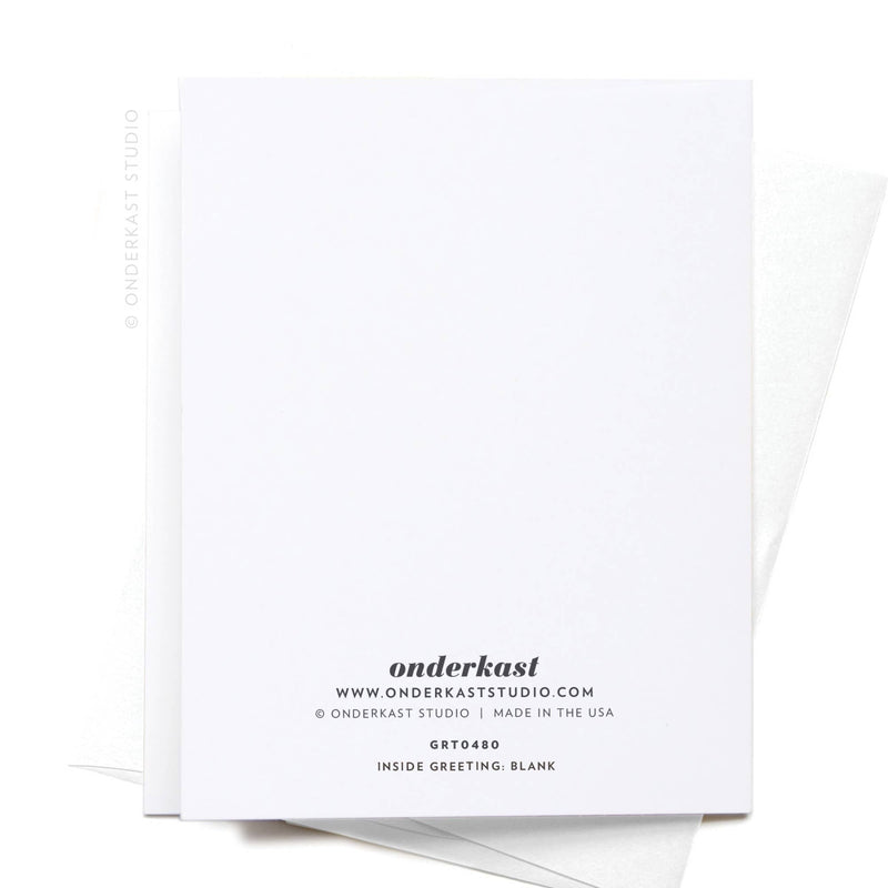 Onderkast Studio - Congrats Wonky Type Greeting Card Onderkast Studio