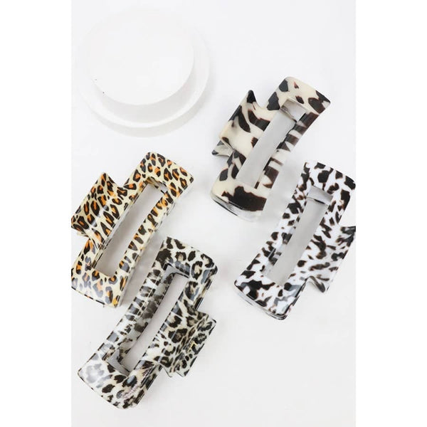 Leopard Design Hair Claw Clip Love and Repeat