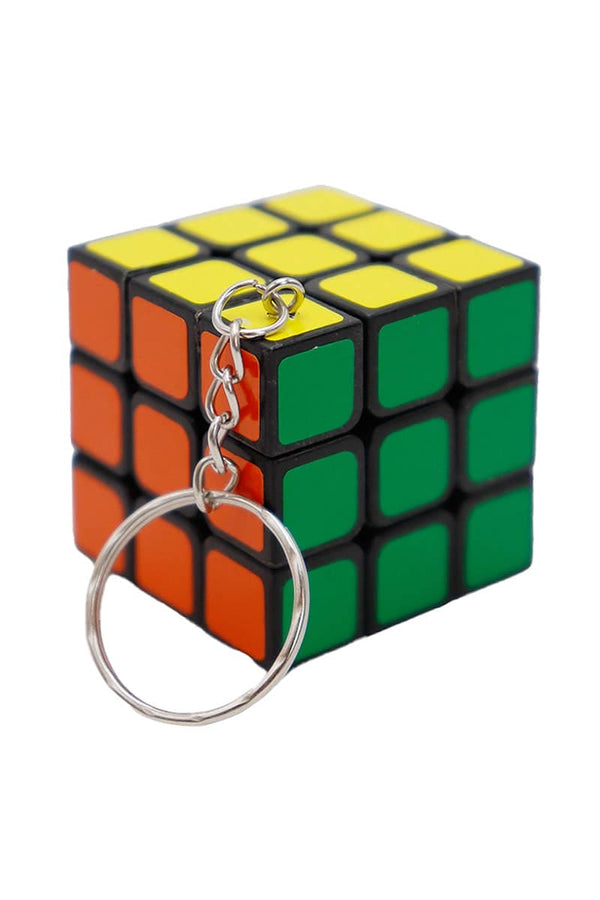 Mini Magic Cube Keychain Cap Zone