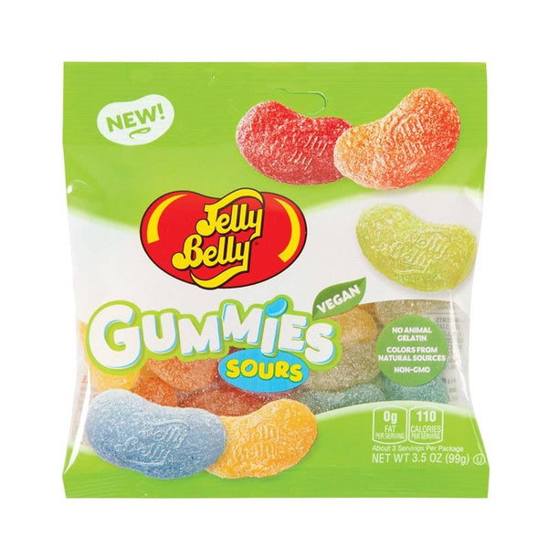 Jelly Belly Sour Gummies, Vegan Candy Bag Grandpa Joe's Candy Shop