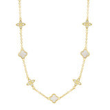 Mother of Pearl Mini Clover Necklace