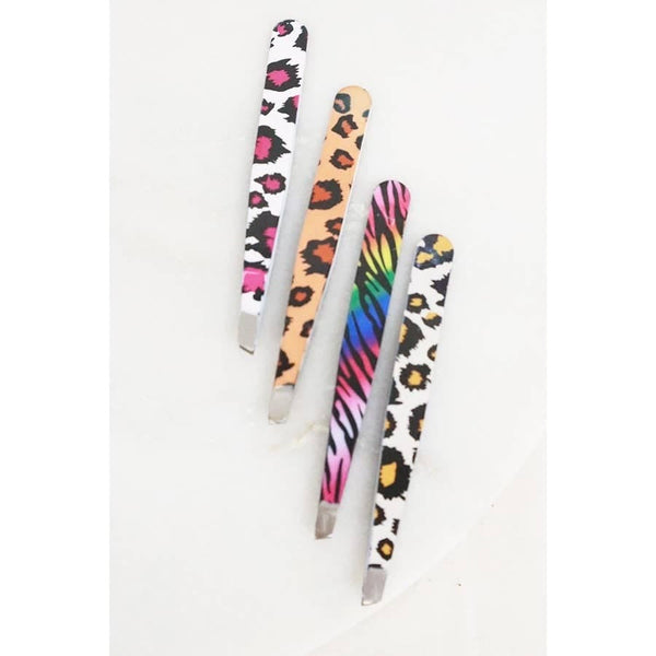 Leopard Print Tweezers: MIX COLOR / ONE Love and Repeat