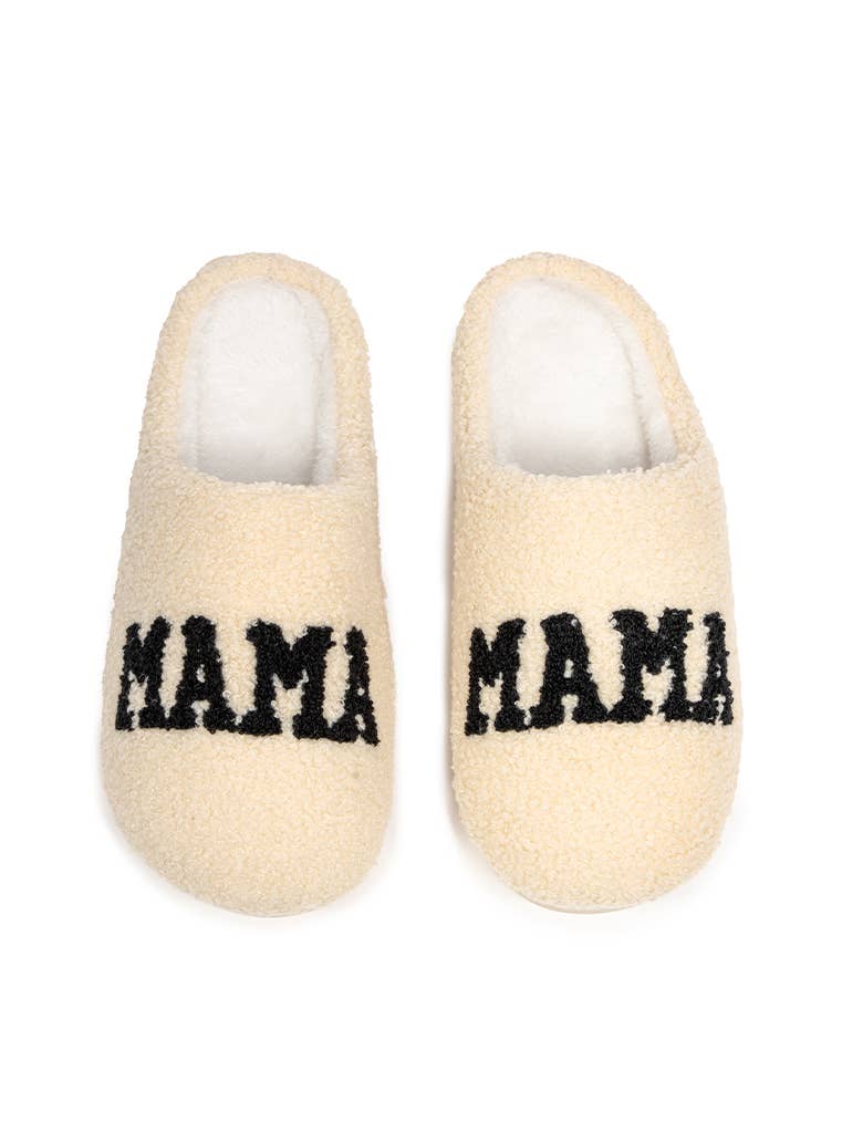 Living Royal - Indoor / Outdoor Slippers - "Mama" - Cream Living Royal