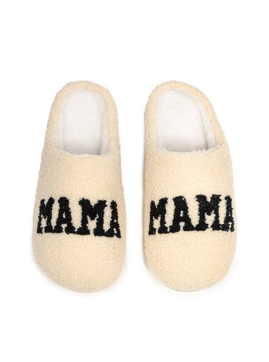 Living Royal - Indoor / Outdoor Slippers - "Mama" - Cream Living Royal
